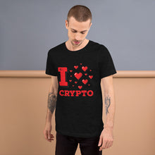 Load image into Gallery viewer, &quot;I Love Crypto&quot; - Short-Sleeve Unisex T-Shirt